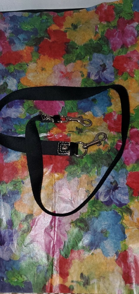 Replacement Shoulder Strap Canvas Black Cotton Polyester Unbranded