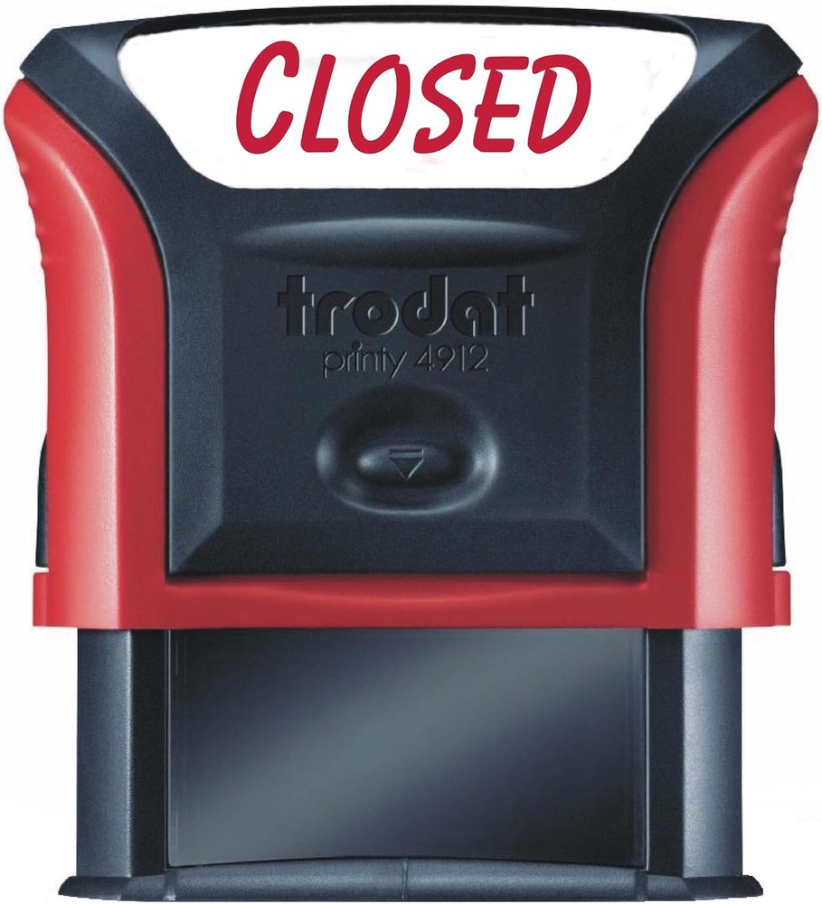 Trodat Closed Self Inking Rubber Stamp