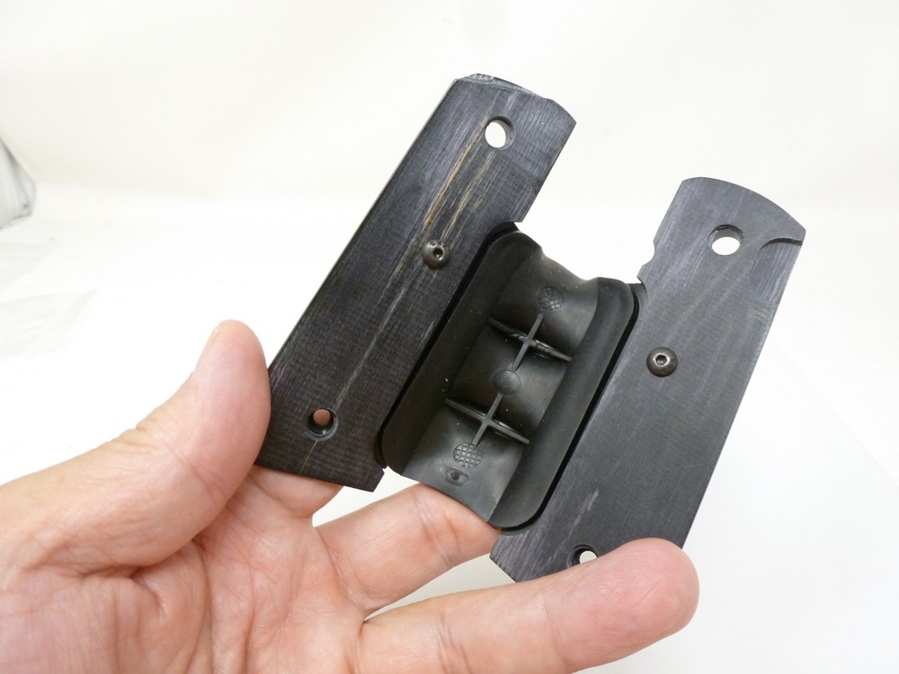 911 STYLE WOOD GRIP 45 TRIGGER FRAME AUTOCOCKER BOB LONG SHOCKER ION GRAY