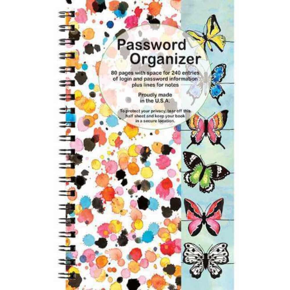 It Takes Two Butterfly Password Organizer Book
