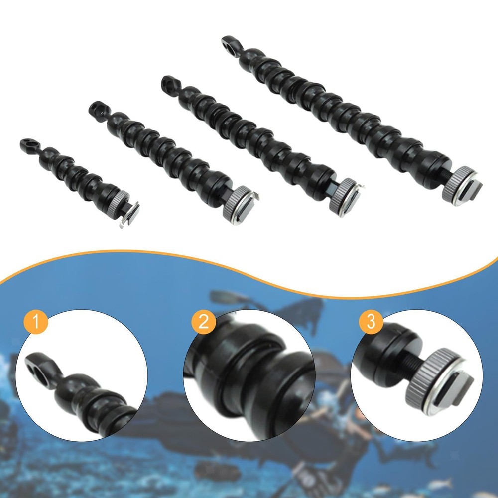 Underwater Camera Light Arm for Rig for Strobe/Video Light Hot Shoe Mount