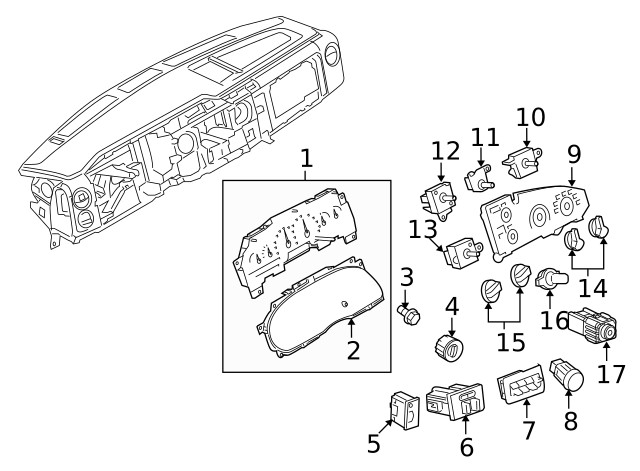 Genuine Ford Trailer Brake Control 9C2Z-2C006-A