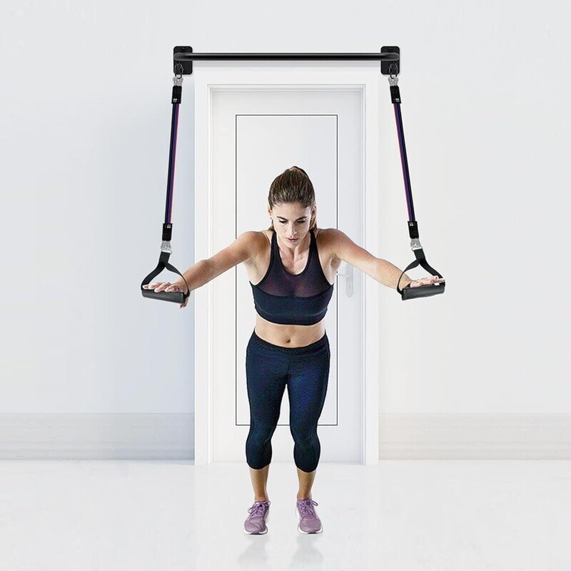 Heavy Duty Pull Up Bar Wall Mount Chin Up Sturdy Construction 500 lbs Support US