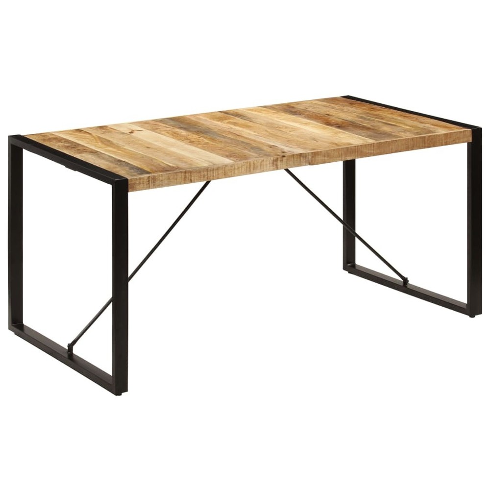 Dining Table Kitchen Table Dining Room Dinner Table Solid Mango Wood vidaXL