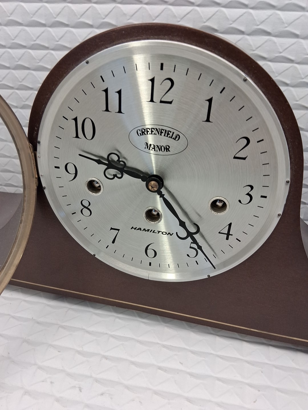 Vintage Hamilton Greenfield Manor Mantle Clock Made In Germany Working Beautiful