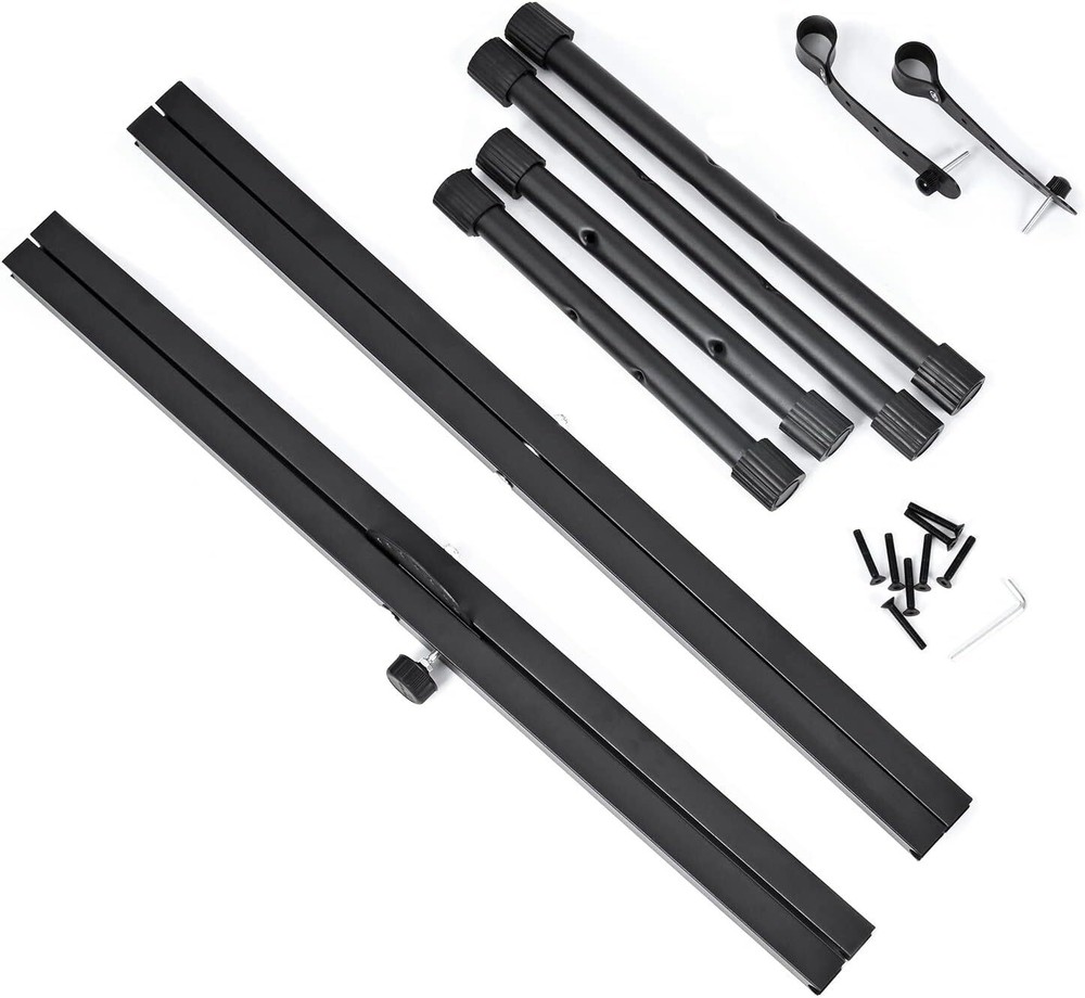 Double-X Keyboard Stand and Bench Set Stable Padded tipatyard w/ Locking Straps