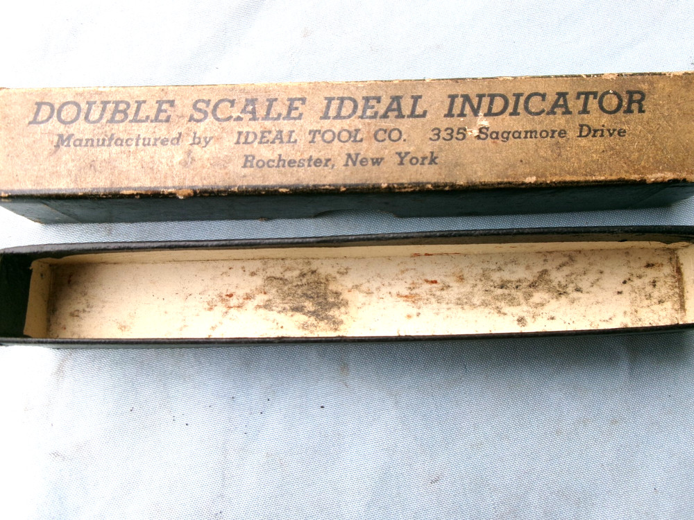 DOUBLE SCALE IDEAL INDICATOR - IDEAL TOOL CO. - IOB