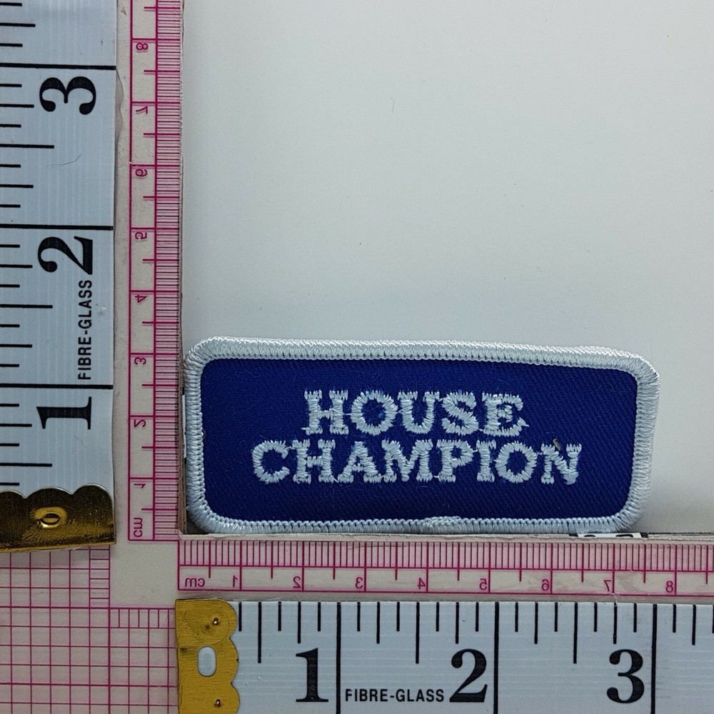 House Champion Patch Badge Crest Applique b4 Y16