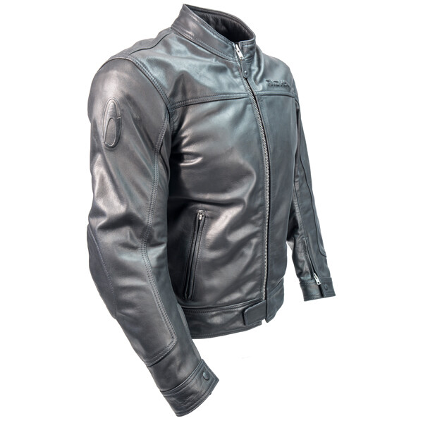 Richa Cafe Jacket Black - Modern High Quality Leather Black Jacket Stylish
