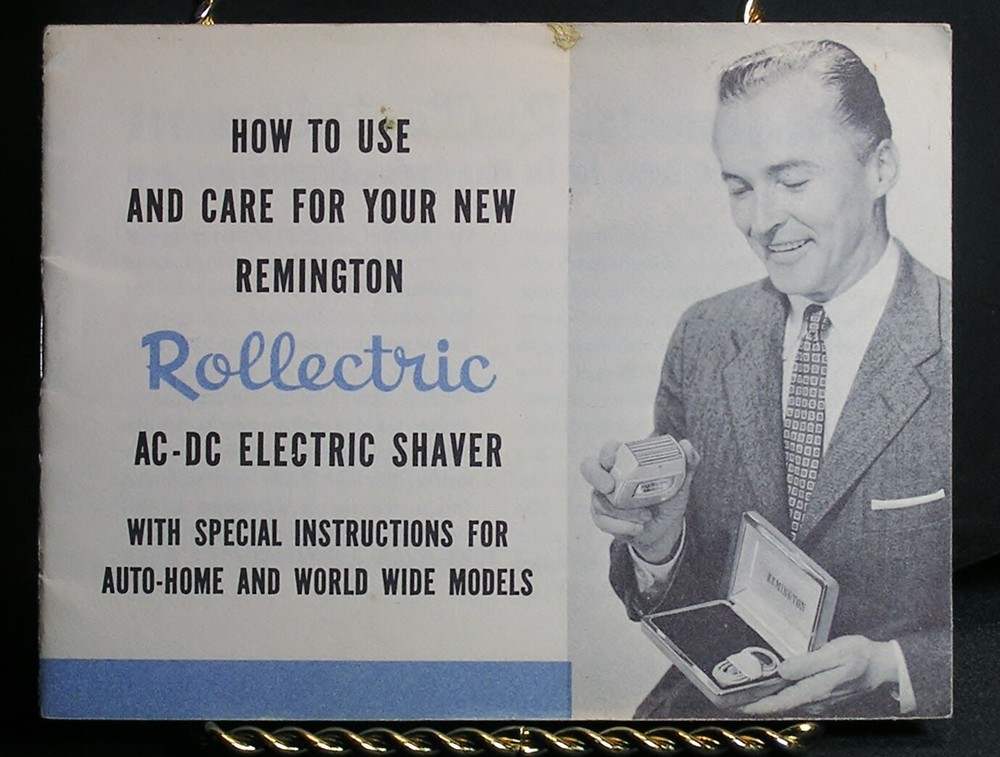 Manual for Rollectric - AC-DC Electric Shaver