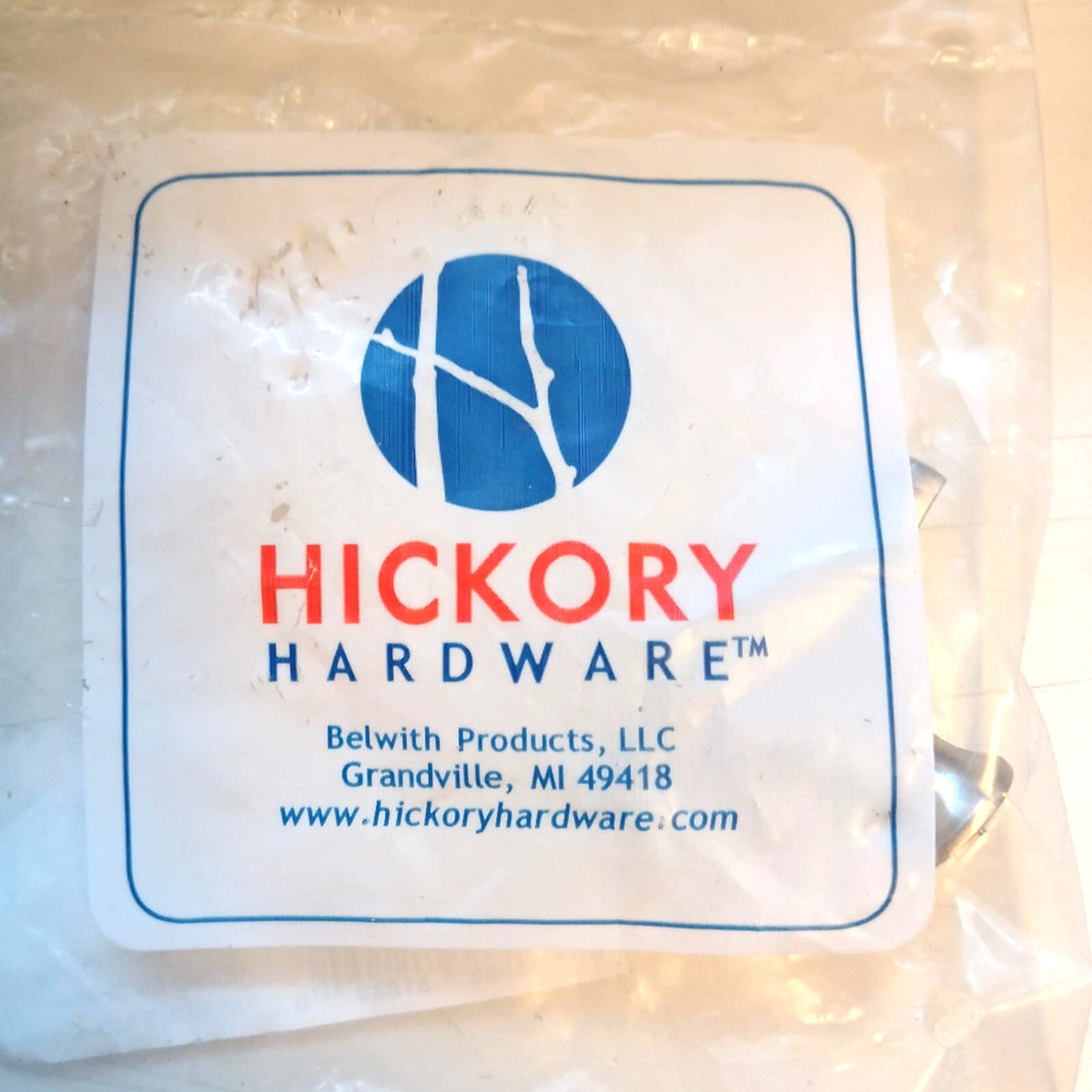 2 - Hickory Hardware Greenwich Collection Knobs 1/2'' X 1-3/4'' P3372-SS