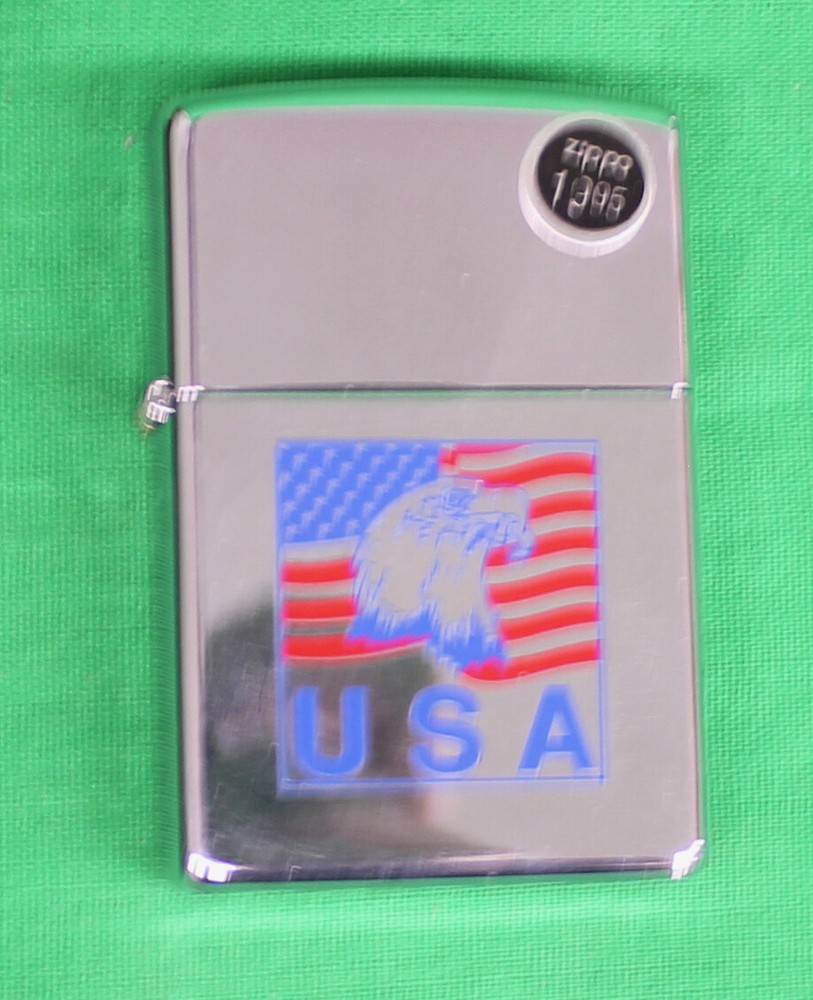 Original 2001 Unfired  Zippo Lighter USA Eagle