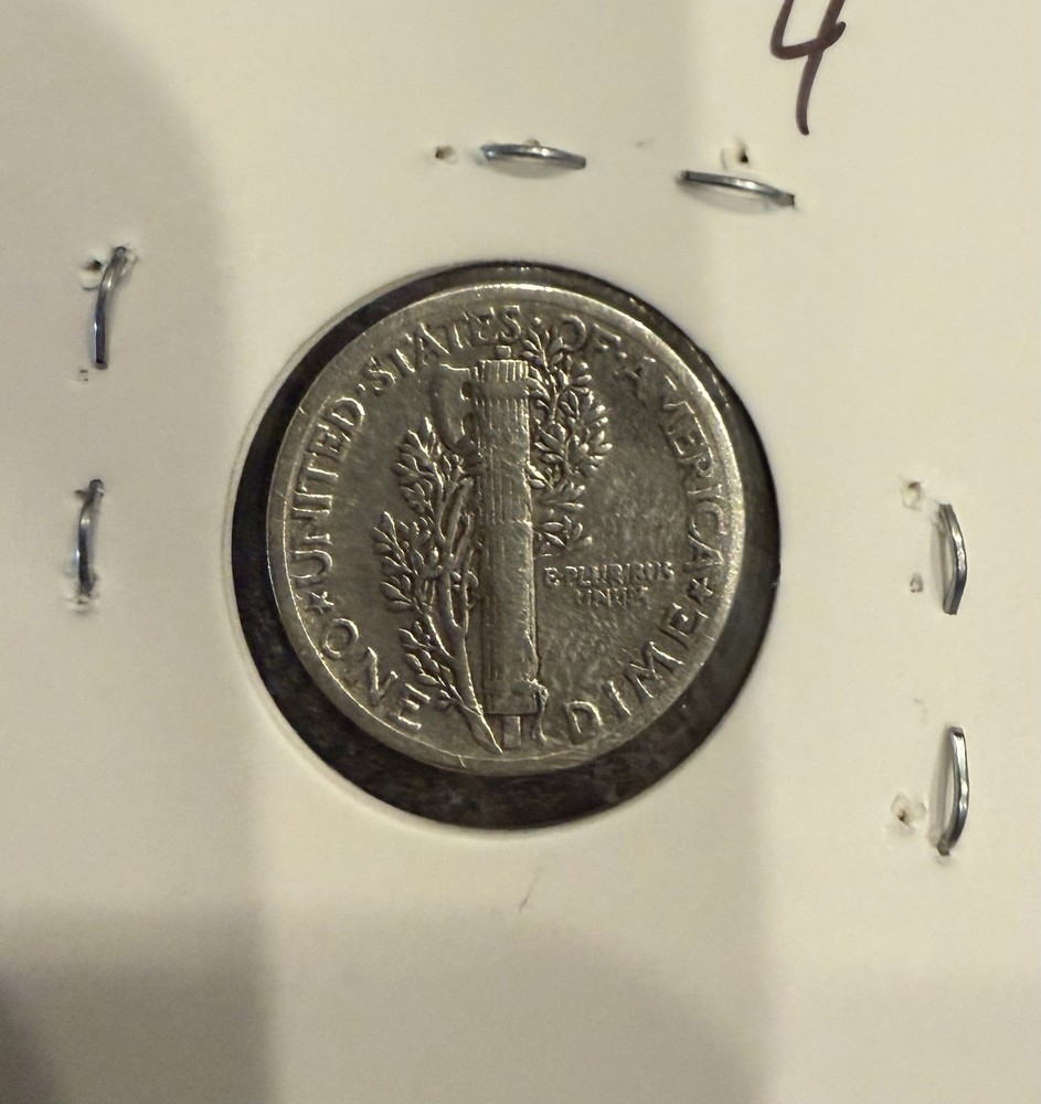 1939 Mercury Dime 10c 90% Silver