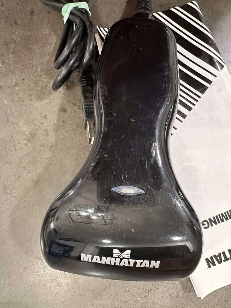 Manhattan USB CCD Barcode Scanner 80 mm 401517 PRE-OWNED / TESTED!