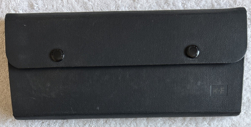 VTG Keuffel&Esser Drafting Drawing Set 10 Pieces (2 Missing) Case & Box Germany