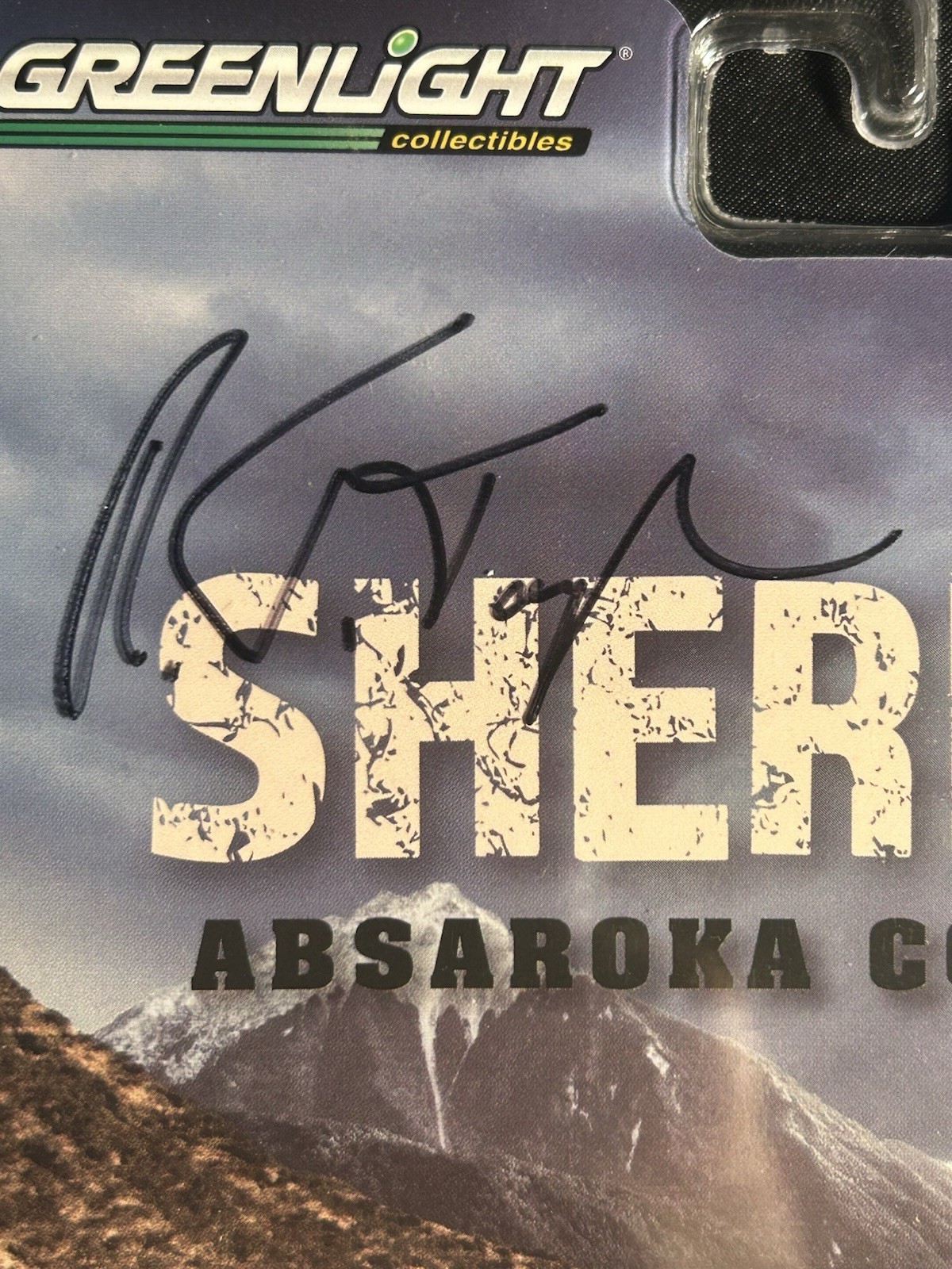 Longmire Bronco 1:64 Signed By Robert Taylor and Craig Johnson at Longmire Days