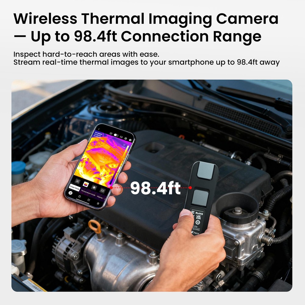 LAUREII TISR 512×384 Infrared Thermal Imager Camera Android & iOS WiFi Wireless