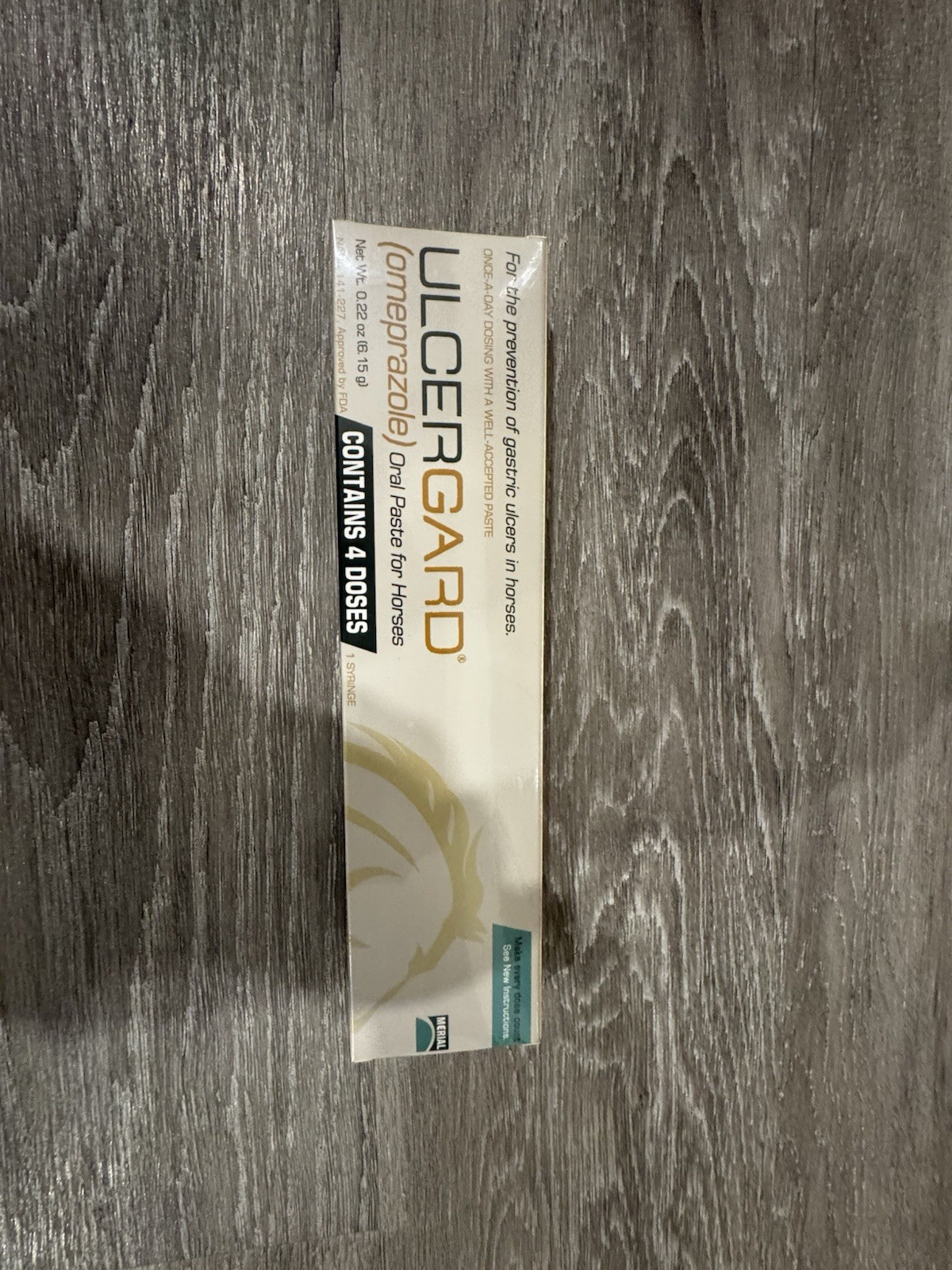 UlcerGard Omeprazole Oral Paste Syringe for Horse 6.15g syringe- 6 pack - 09/27