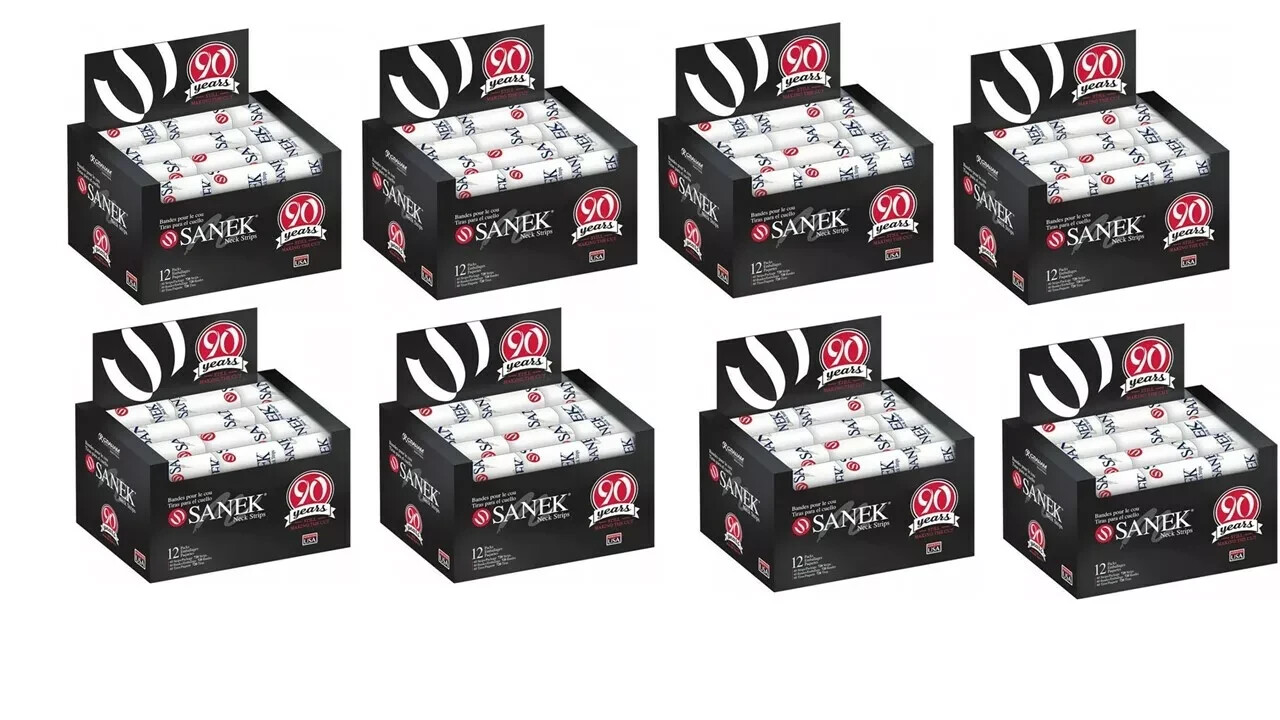 Graham Professional Sanek Neck Stri 2 MASTER CASES (5760 Strips) | 8 BX / 2 CASE