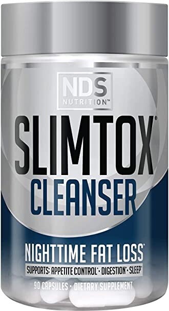 NDS SLIMTOX Cleanser Nighttime Probiotic Thyroid Support Take W/ Censor Liporush