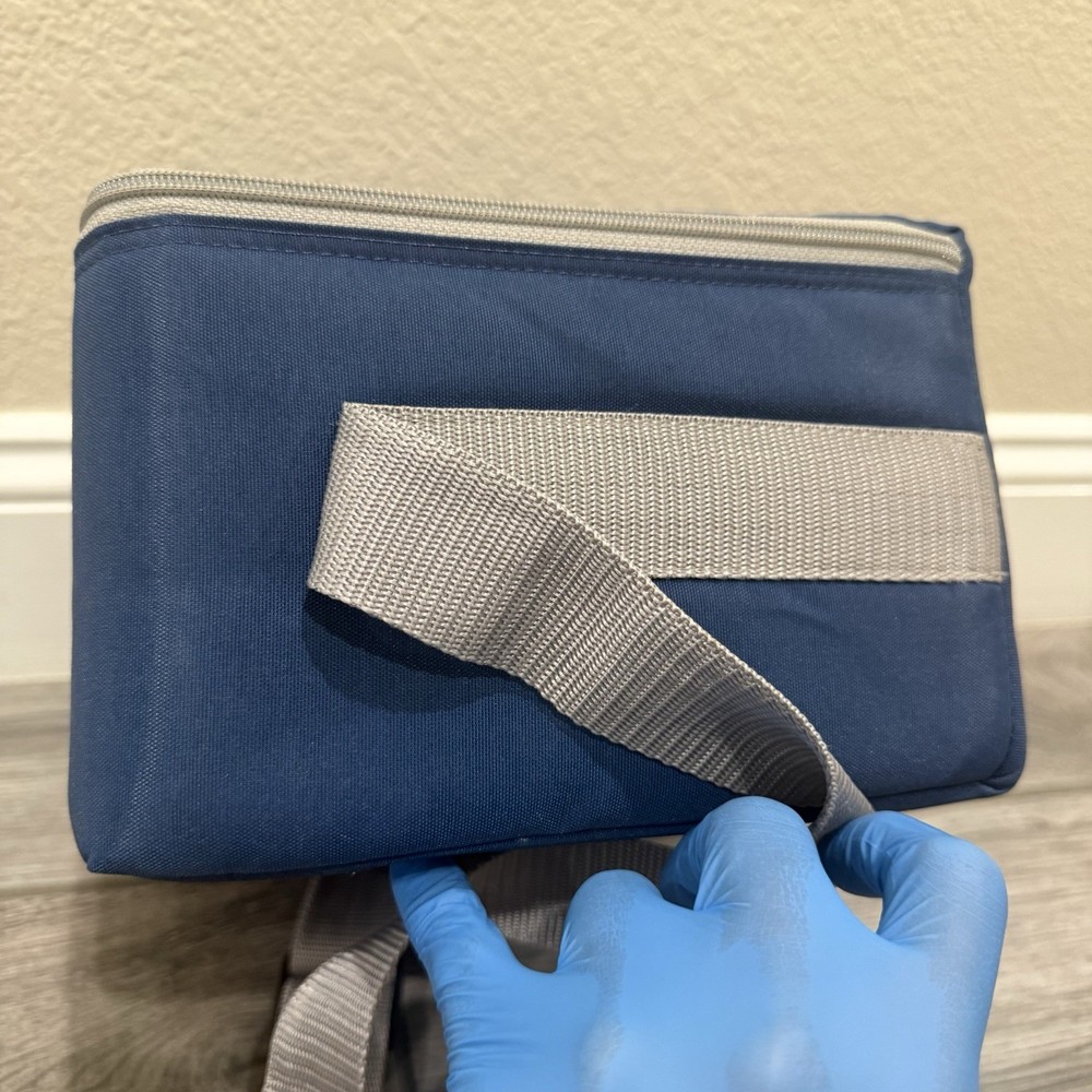 Blue Case Logic CD Carry Bag with Strap - 28 CD Case Holder