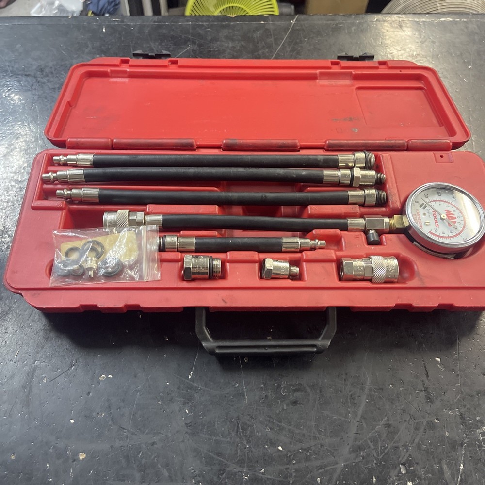 CT50 CT100 MAC TOOLS Compression Test Kit Complete with CT115 Case missing 1 pc
