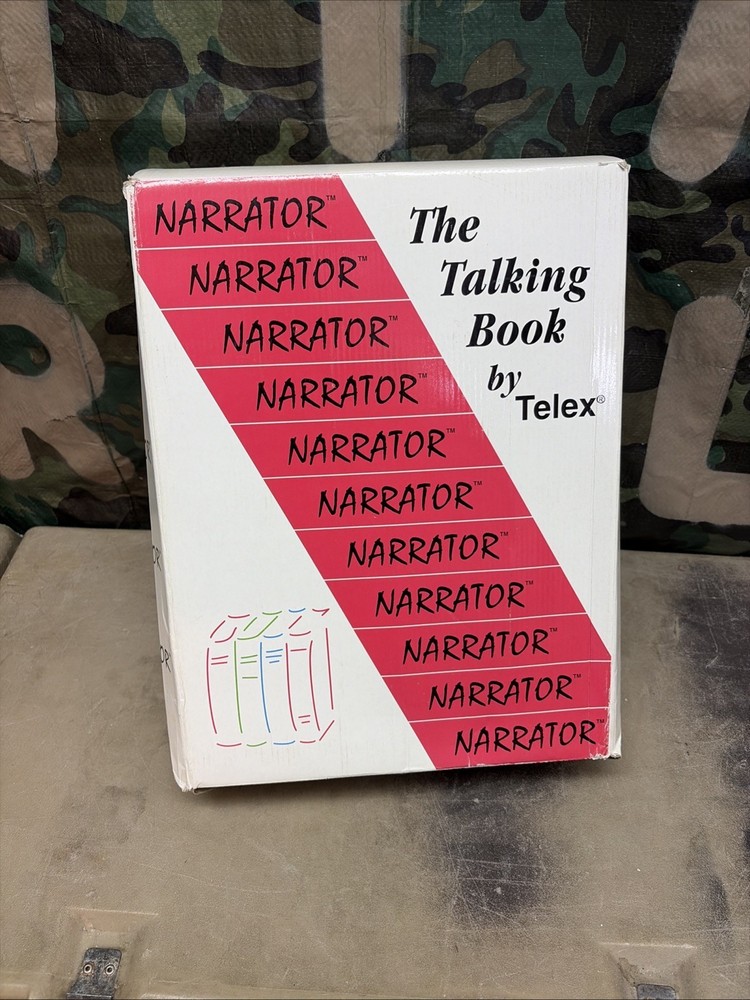 Telex Narrator Variable Speed Cassette Deck Tape Talking Book Player Blind