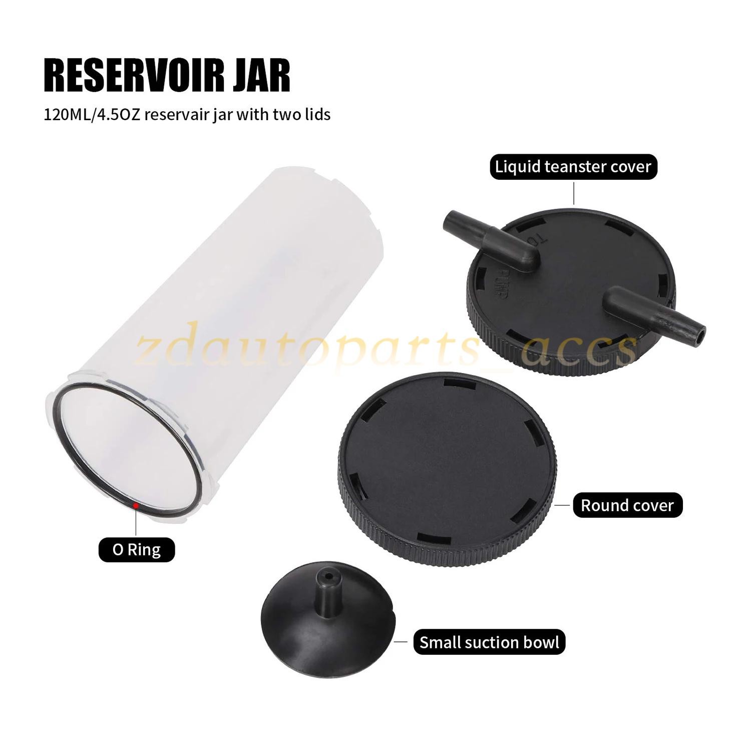 Hand Held Vacuum Pressure Pump Tester Set Brake Fluid Bleeder Bleeding Kit + Box