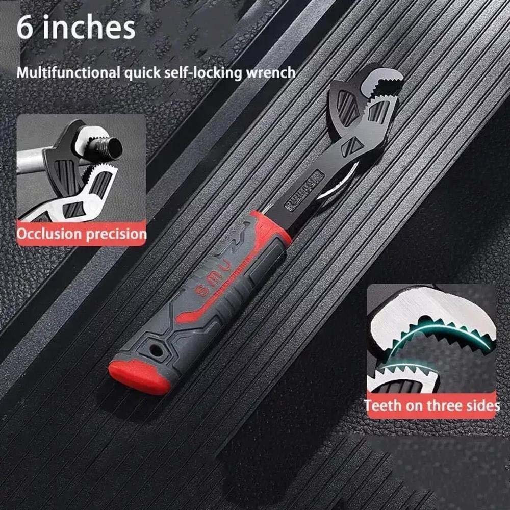 Multifunctional Self-Locking Pipe Wrench Tool, Hand Manual , Adjustable Wrenc [