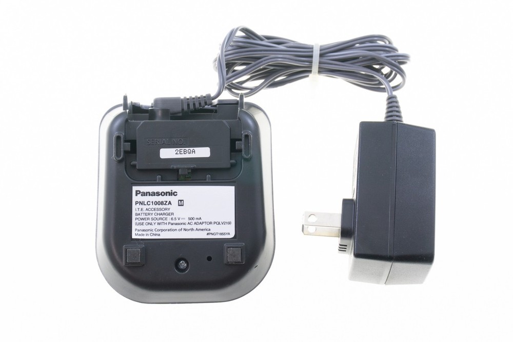 Panasonic PNLC1008ZA M Charge Base Dock+AC Adapter TESTED Silver Replace Expand
