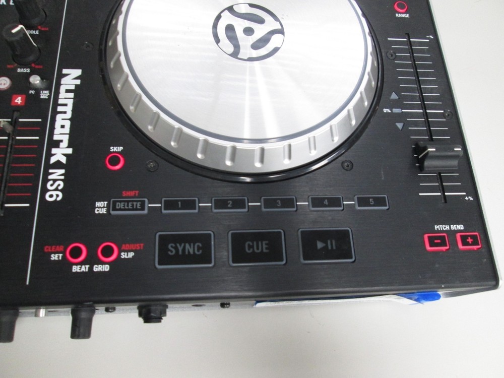 Numark NS6 Professional 4-Channel DJ Controller Touch-sensitive illuminate Mixer