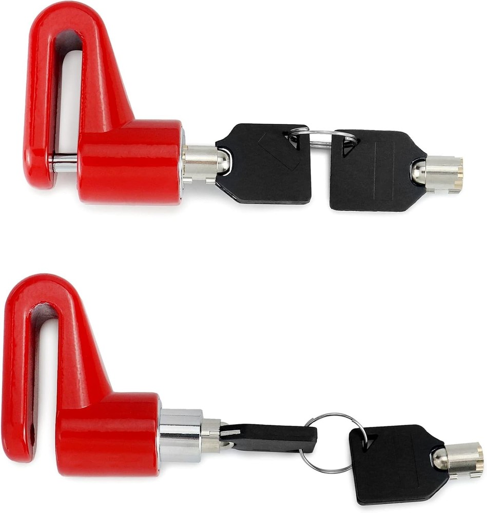 Heavy-Duty Disk Lock Set - Durable Security for Motorcycles & Bikes