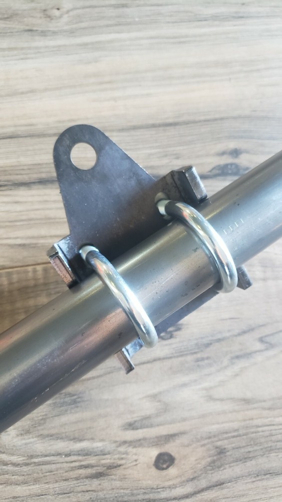 Steering stabilizer bracket for 1 TON steering kits