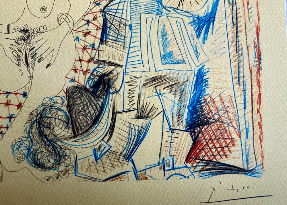 Pablo Picasso Lithograph Coa Original Signed Numbered Limited