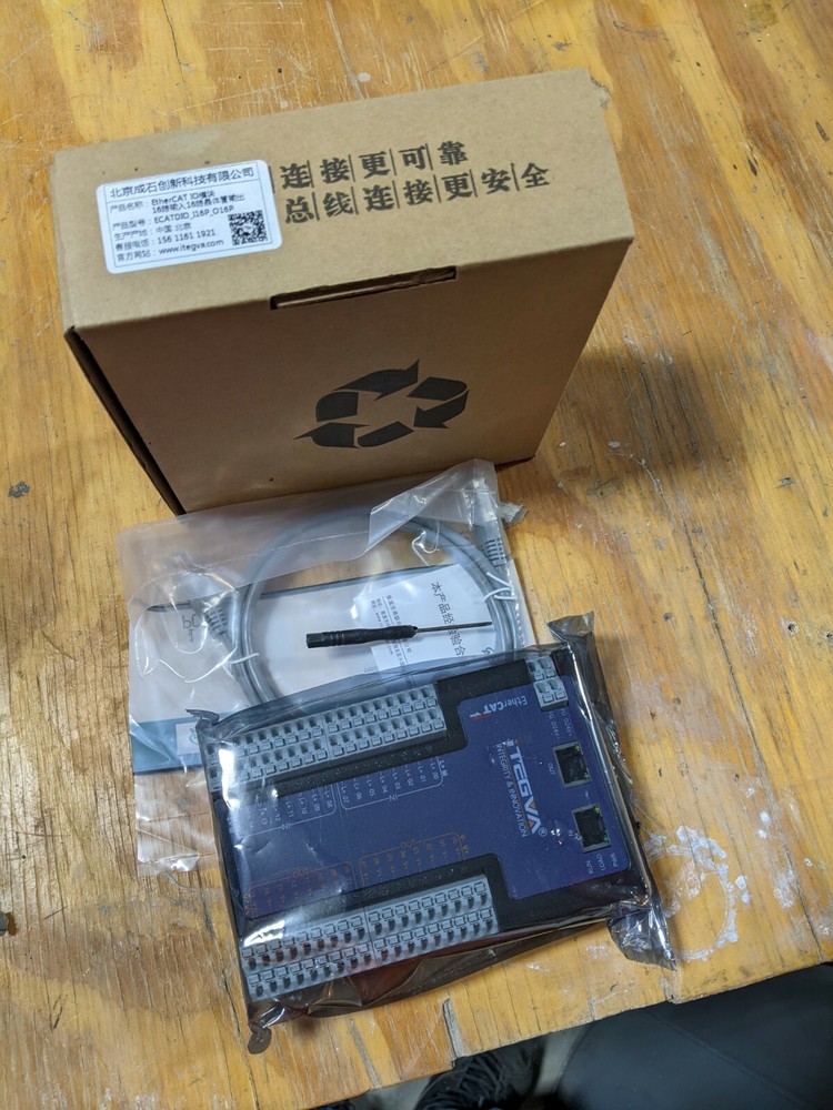 Itegva Ethercat Ethernet DIO IO 16 in 16 out 24V Controller !Charity! ECATDIO