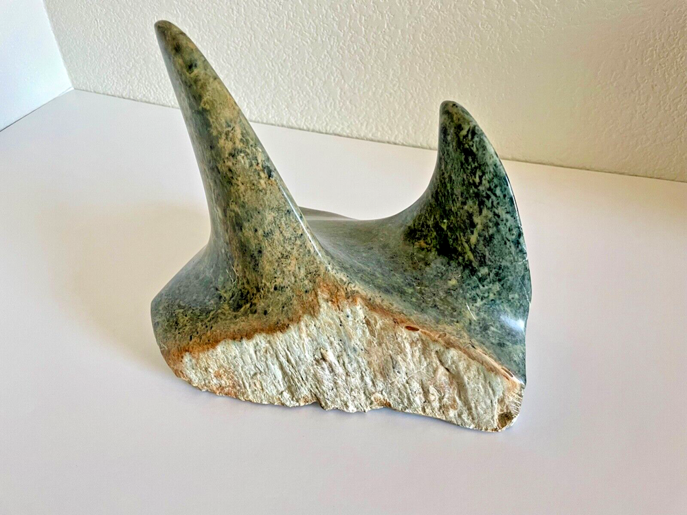 AMAZING STONE SHARK SCULPTURE