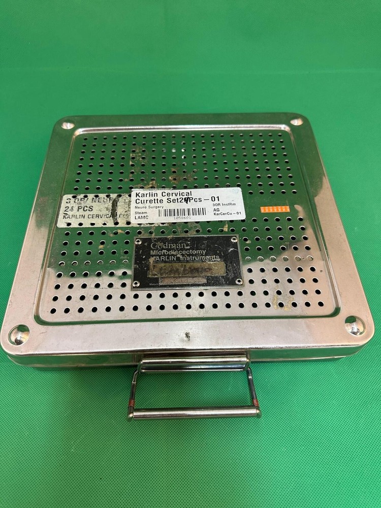 Codman Microdiscectomy Karlin Sterilization & Storage Case