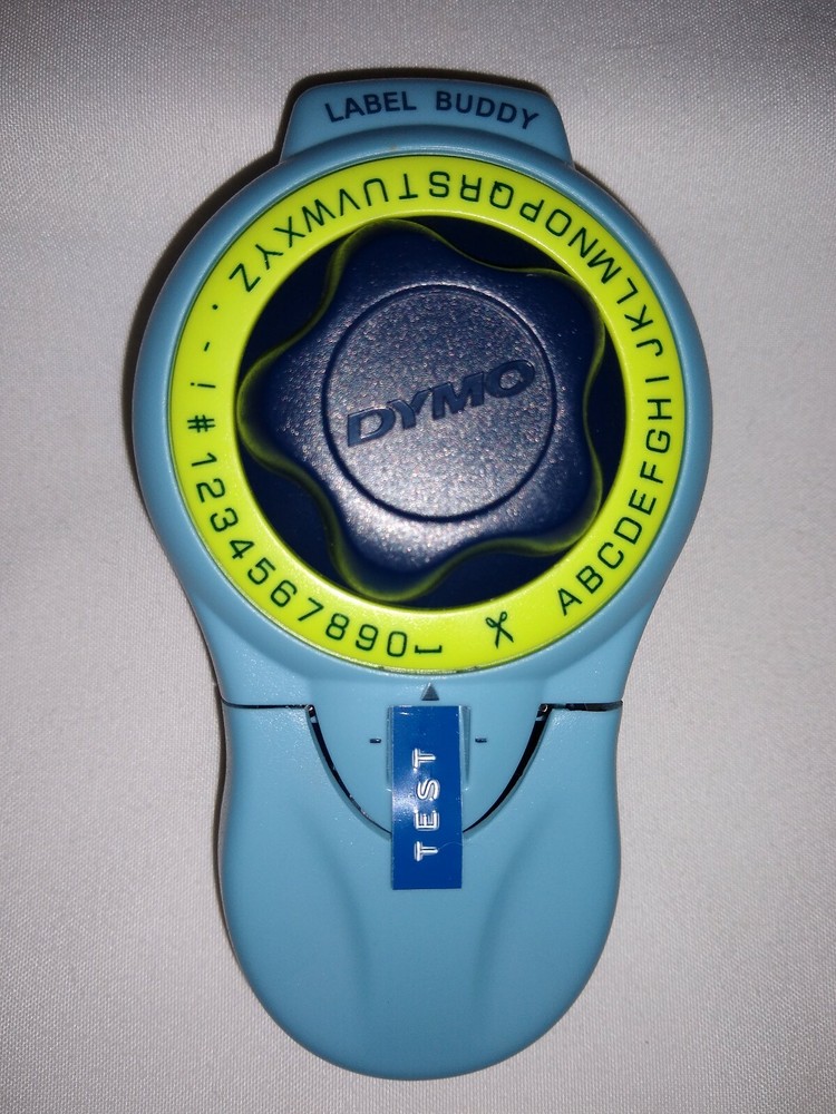 DYMO Label Buddy The Embossing Label Maker 3/8” Excellent Condition Tested
