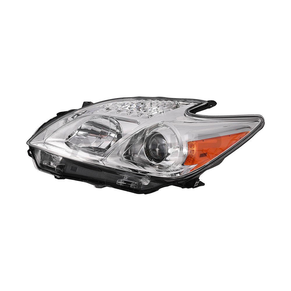 Halogen Front Headlights Left Driver Side For Toyota Prius 2010-2011 Chrome