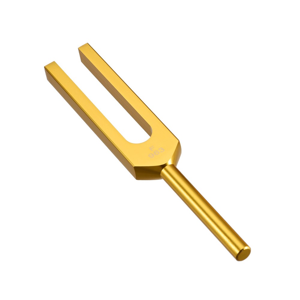 9 PCS Aluminium Alloy Tuning Fork Set Golden Tuning Fork Set