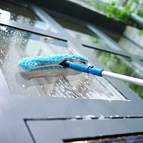 Professional 14” Performance Grip Window Cleaner 14" Striped Scrubber