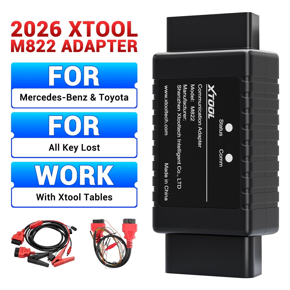 XTOOL M822 For Benz/Toyota Key Programming Tool All Key Lost for xtool scanner