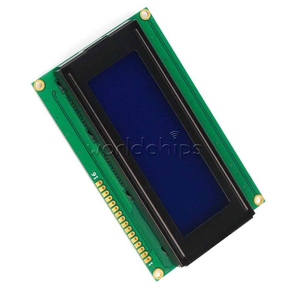 3.3V 2004 20x4 LCD Character Display Blue Module w/Tutorial HD44780 Controller
