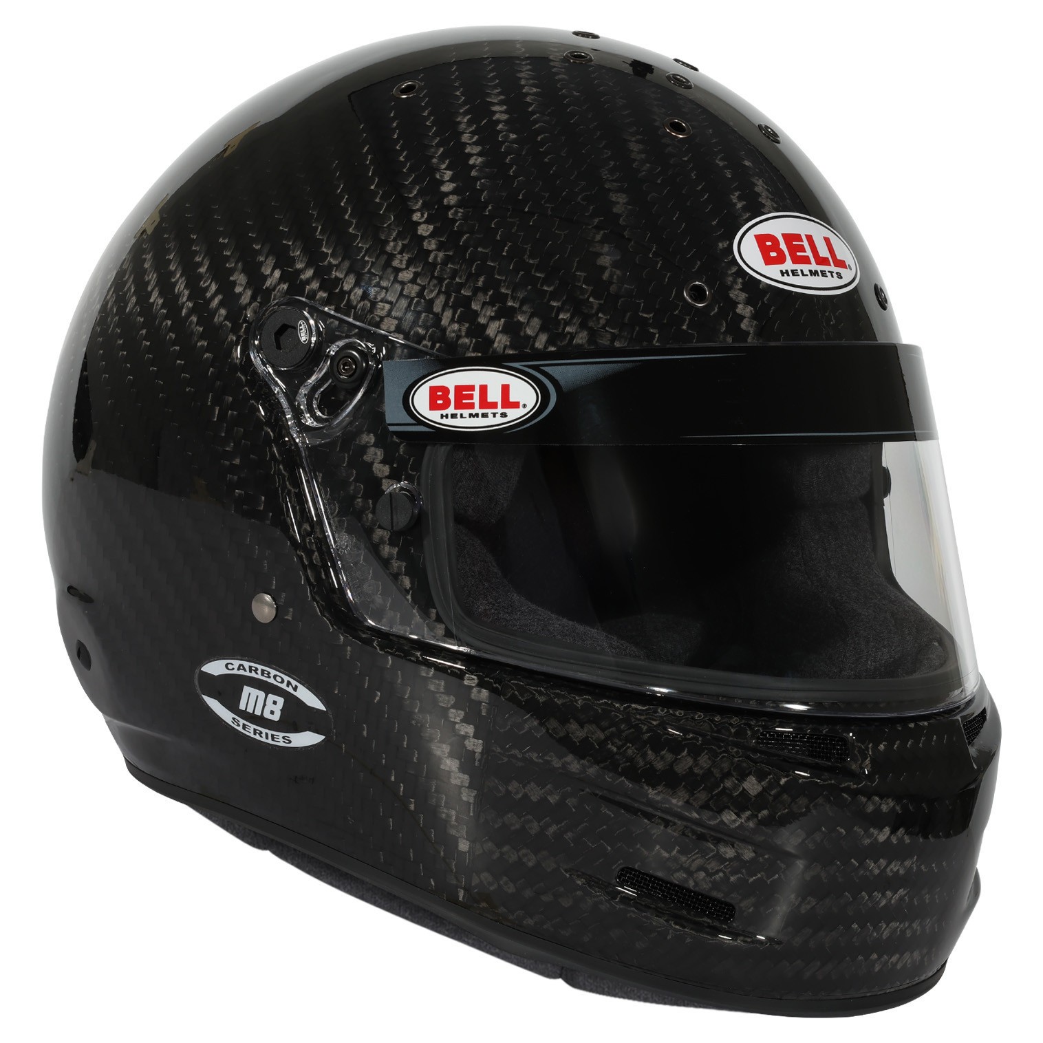 Bell - M8 Ultra Carbon SA2025 Auto Racing Helmet - Snell Carbon Fiber Helmet