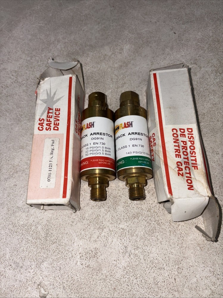 2 Superflash DG91N Flash Arrester and Check Valve