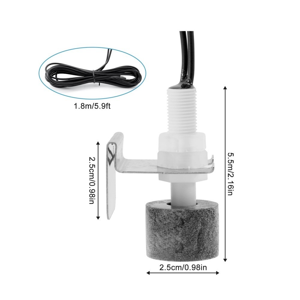 SS3 Float Switch Condensate Overflow Switch for HVAC Drain Pan Condensate 97647