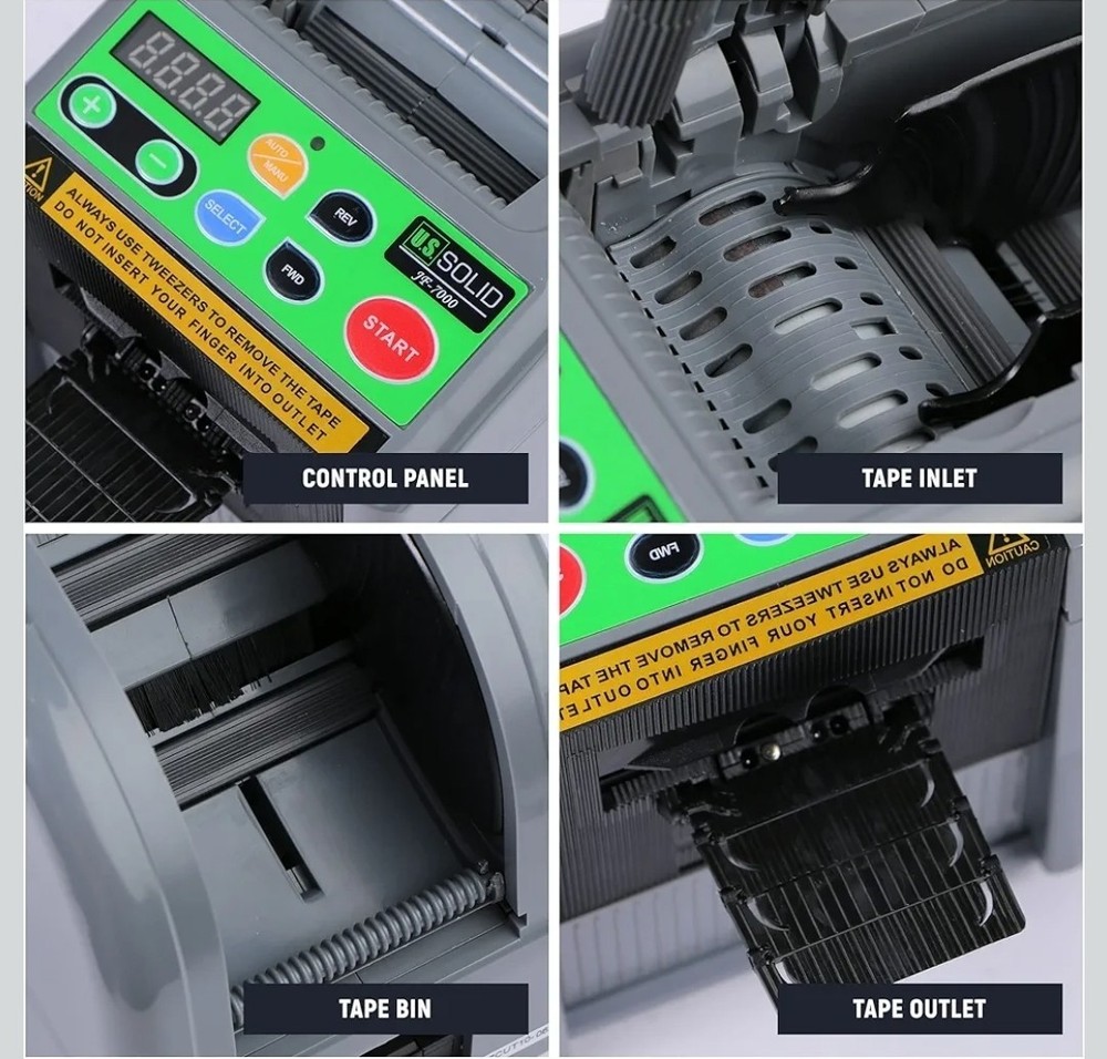 U.S. Solid Automatic Tape Dispenser, Electric Ribbon Cutting Machine JF-7000