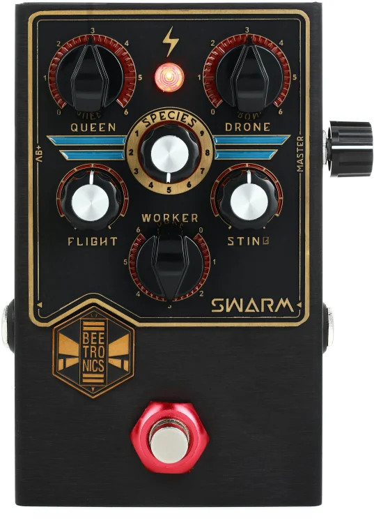 Beetronics FX Swarm Fuzz Harmonizer Pedal - Black