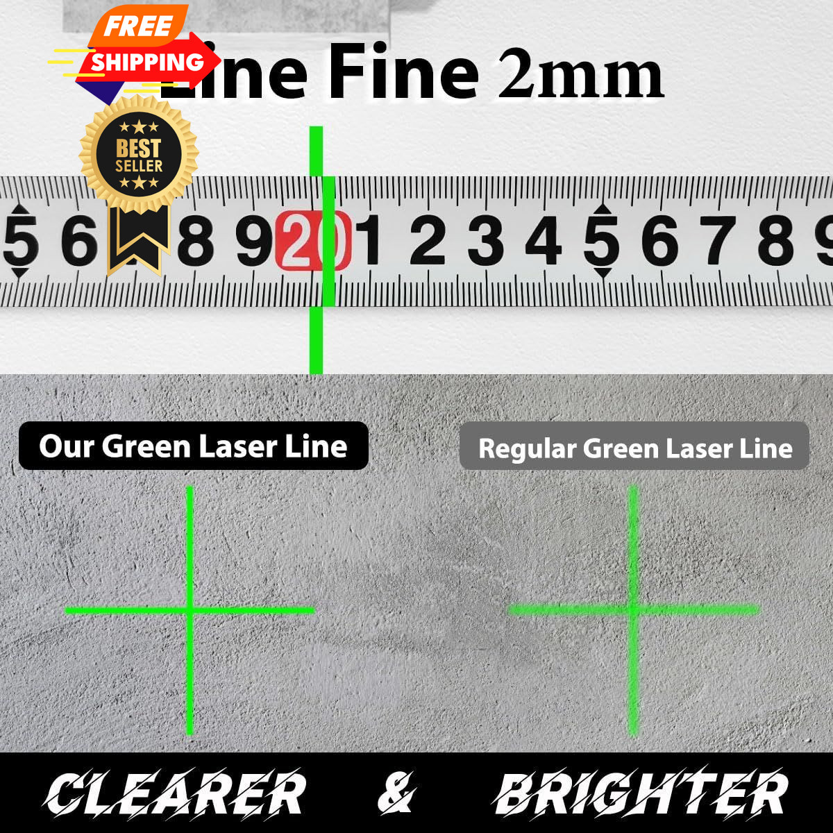 Takamine 16 Lines Green Laser Level Pro, 4x360° 4D Cross Line
