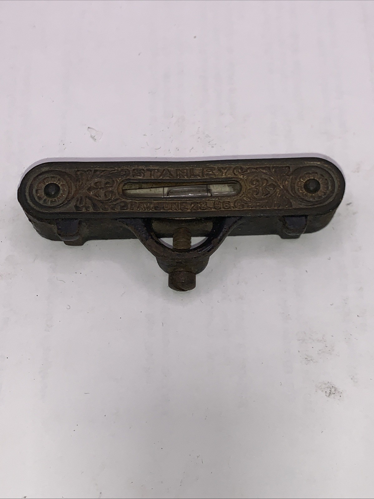 Vintage Antique STANLEY 3” Line Level June 23,1896 NICE!!